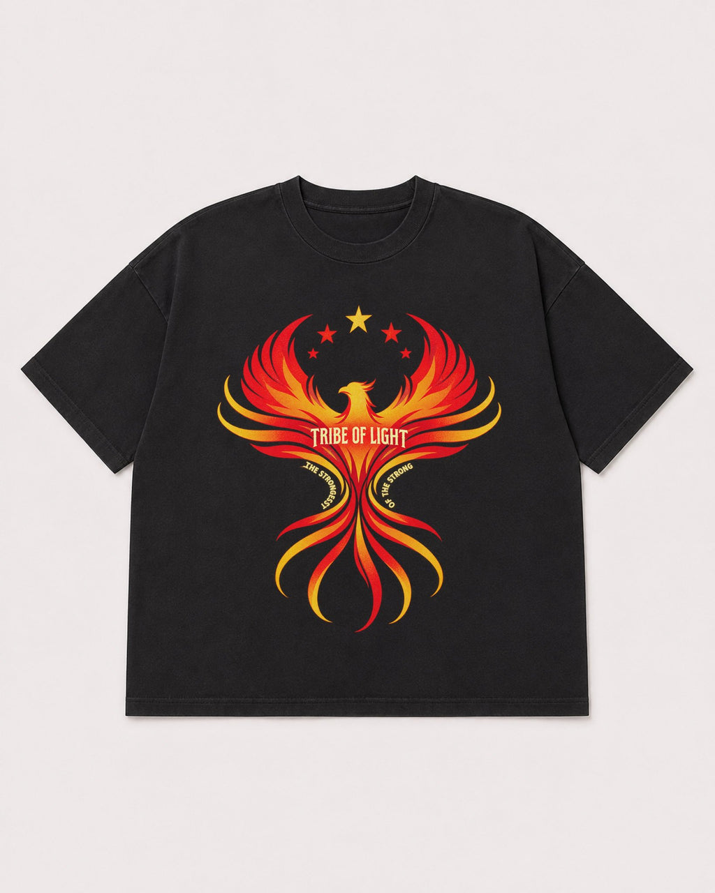 Mockup Boxy Heavyweight Tee Black product