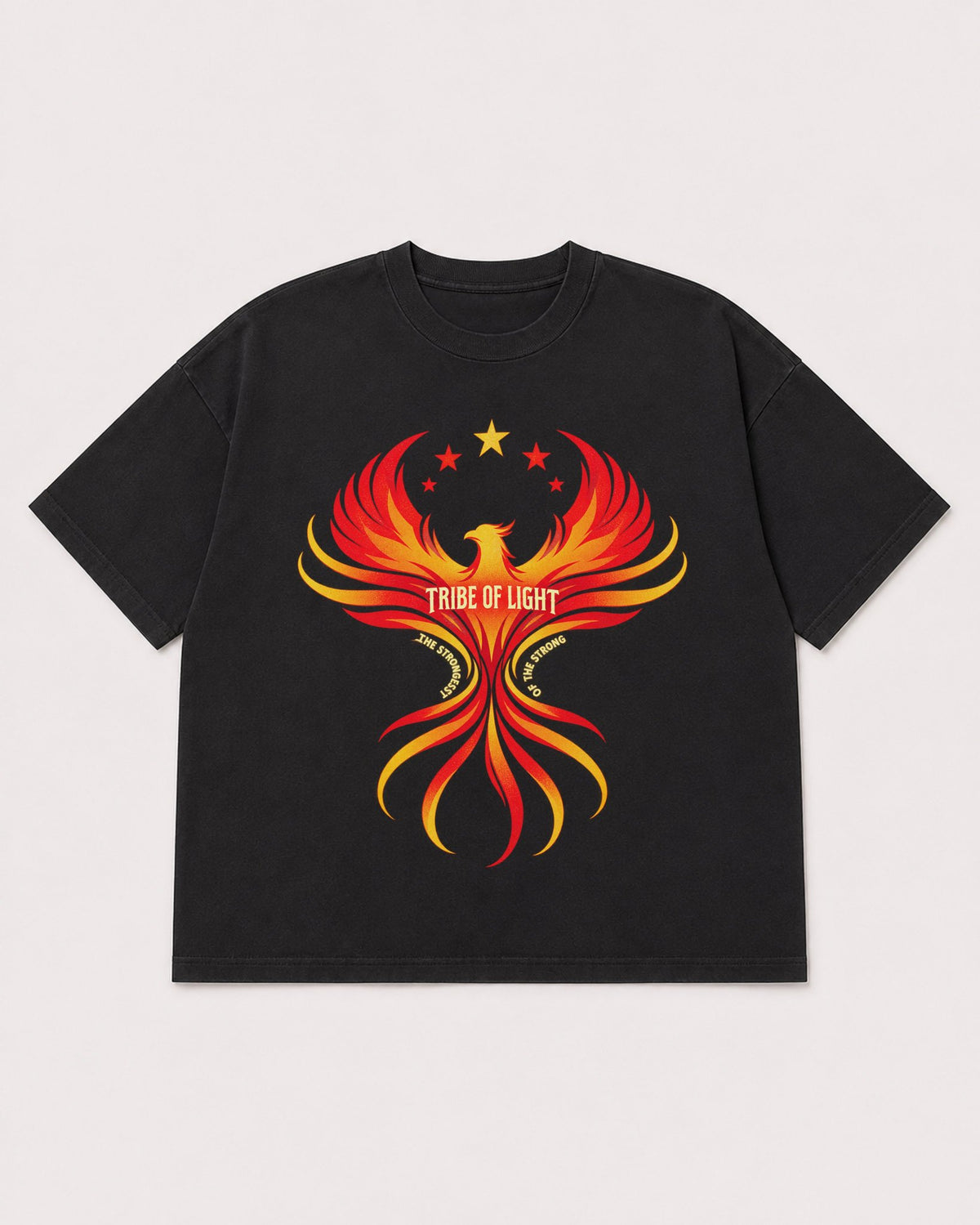 Mockup Boxy Heavyweight Tee Black product