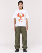 Mockup Boxy Heavyweight Tee White female full-body 42