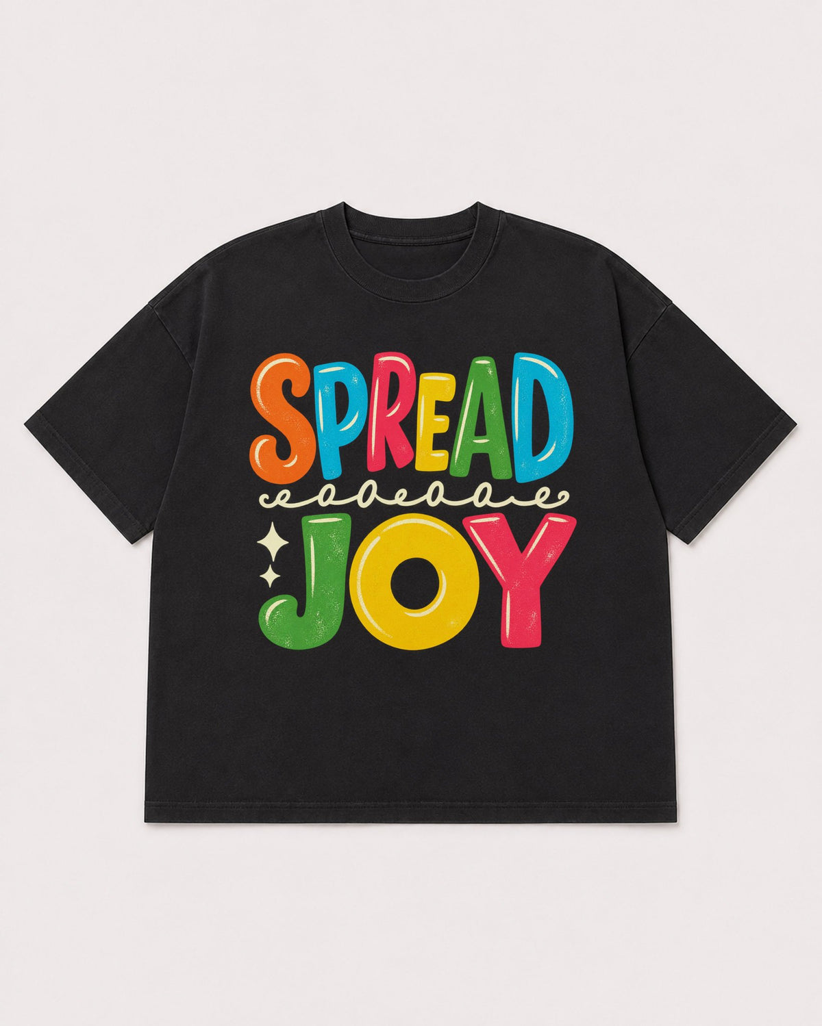 Mockup Boxy Heavyweight Tee Black product