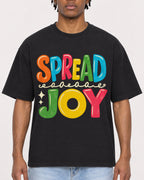 Mockup Boxy Heavyweight Tee Black male close-up 05