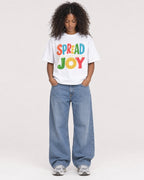 Mockup Boxy Heavyweight Tee White female full-body 05