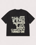 Mockup Boxy Heavyweight Tee Black product