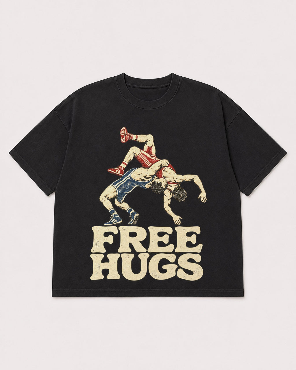 Mockup Boxy Heavyweight Tee Black product