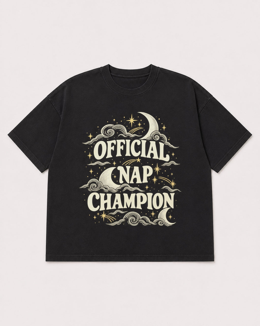 Mockup Boxy Heavyweight Tee Black product