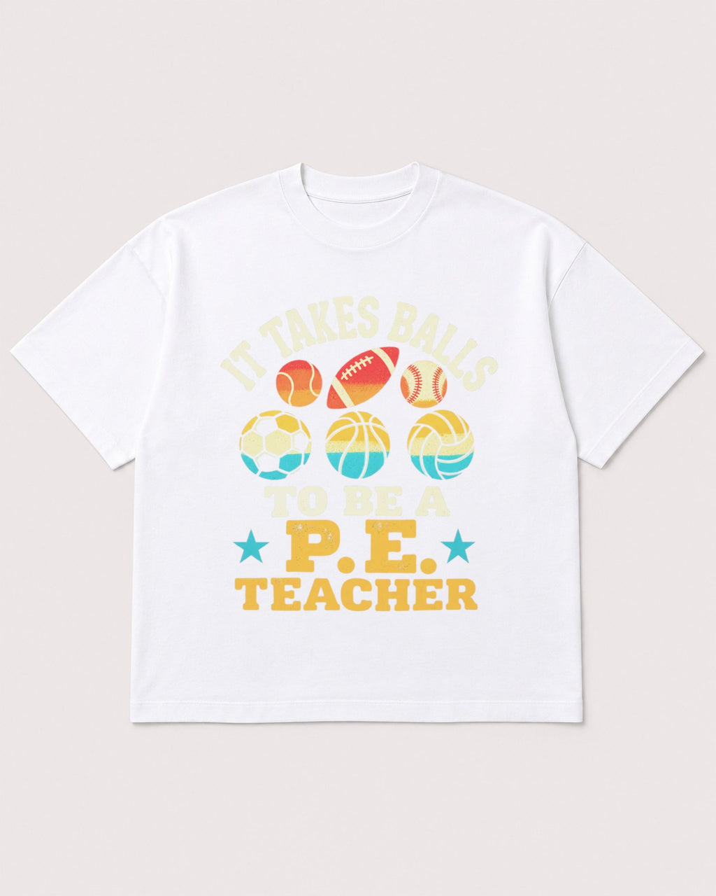 Mockup Boxy Heavyweight Tee White product