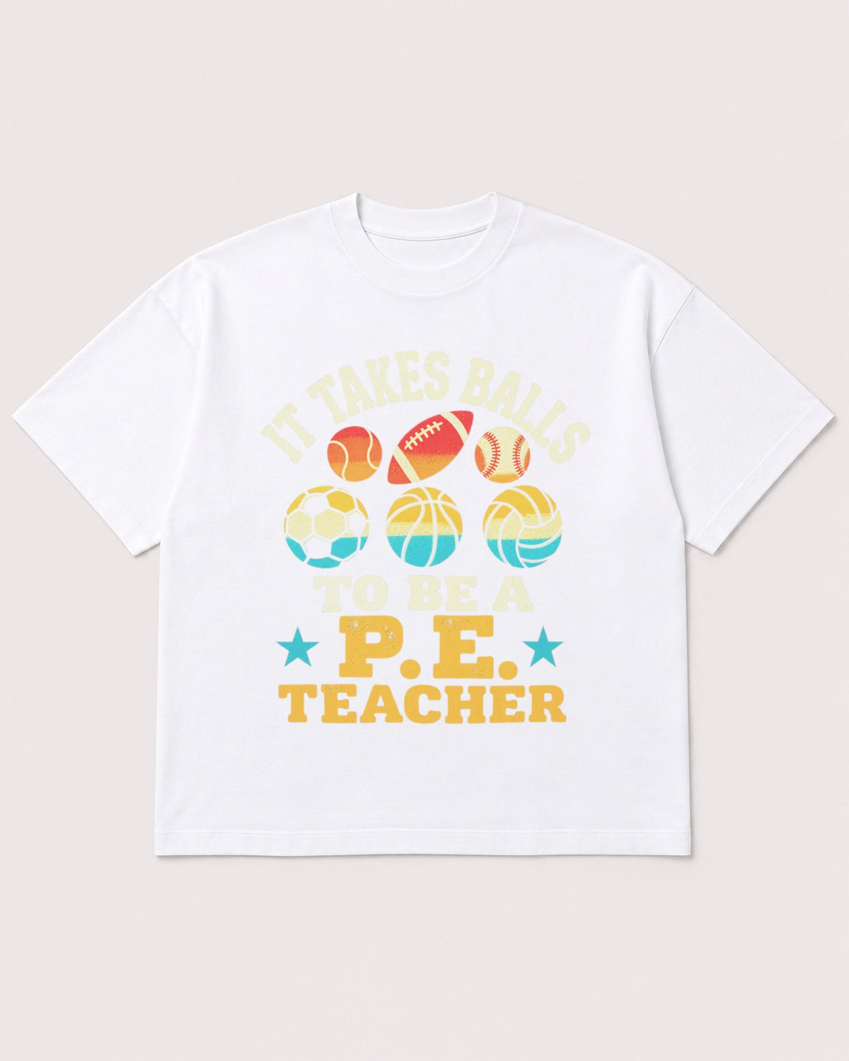 Mockup Boxy Heavyweight Tee White product