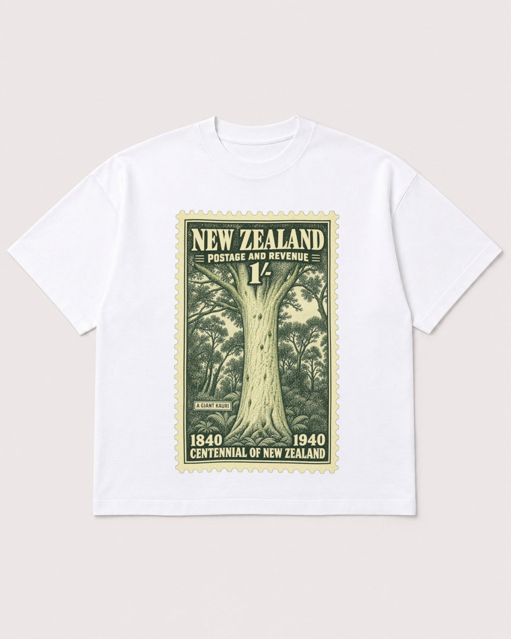 Mockup Boxy Heavyweight Tee White product