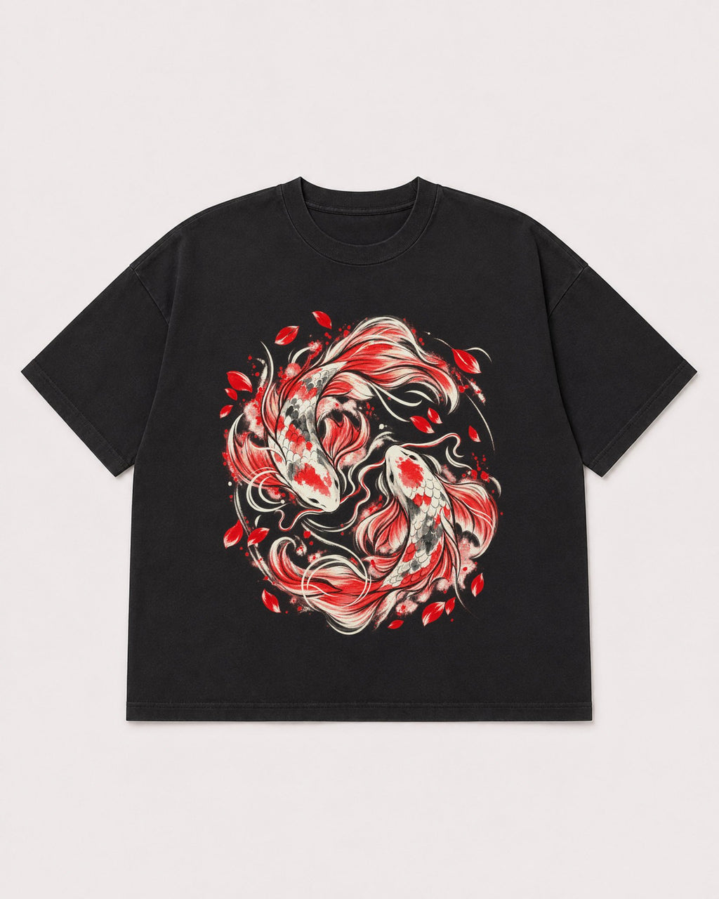 Mockup Boxy Heavyweight Tee Black product