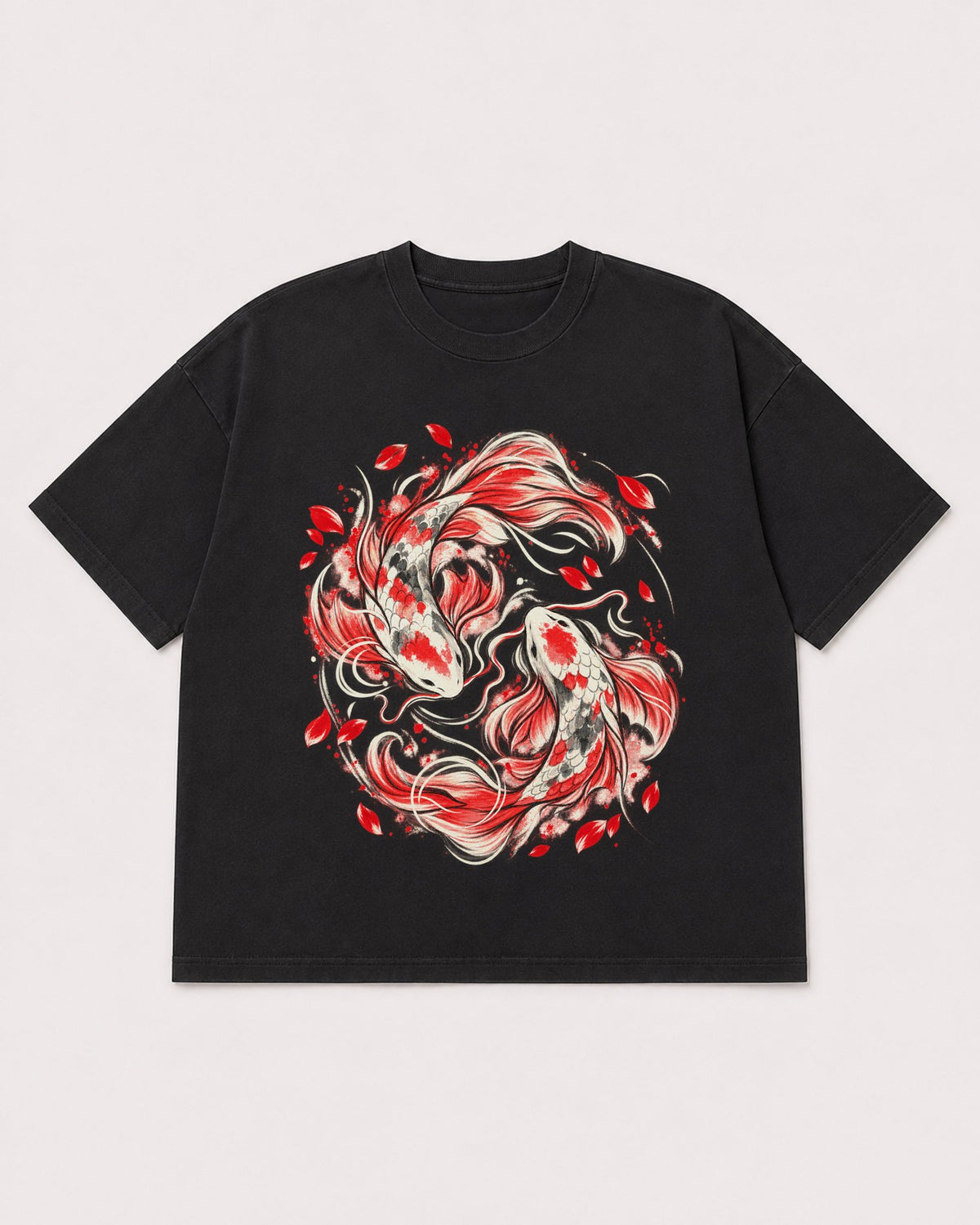 Mockup Boxy Heavyweight Tee Black product