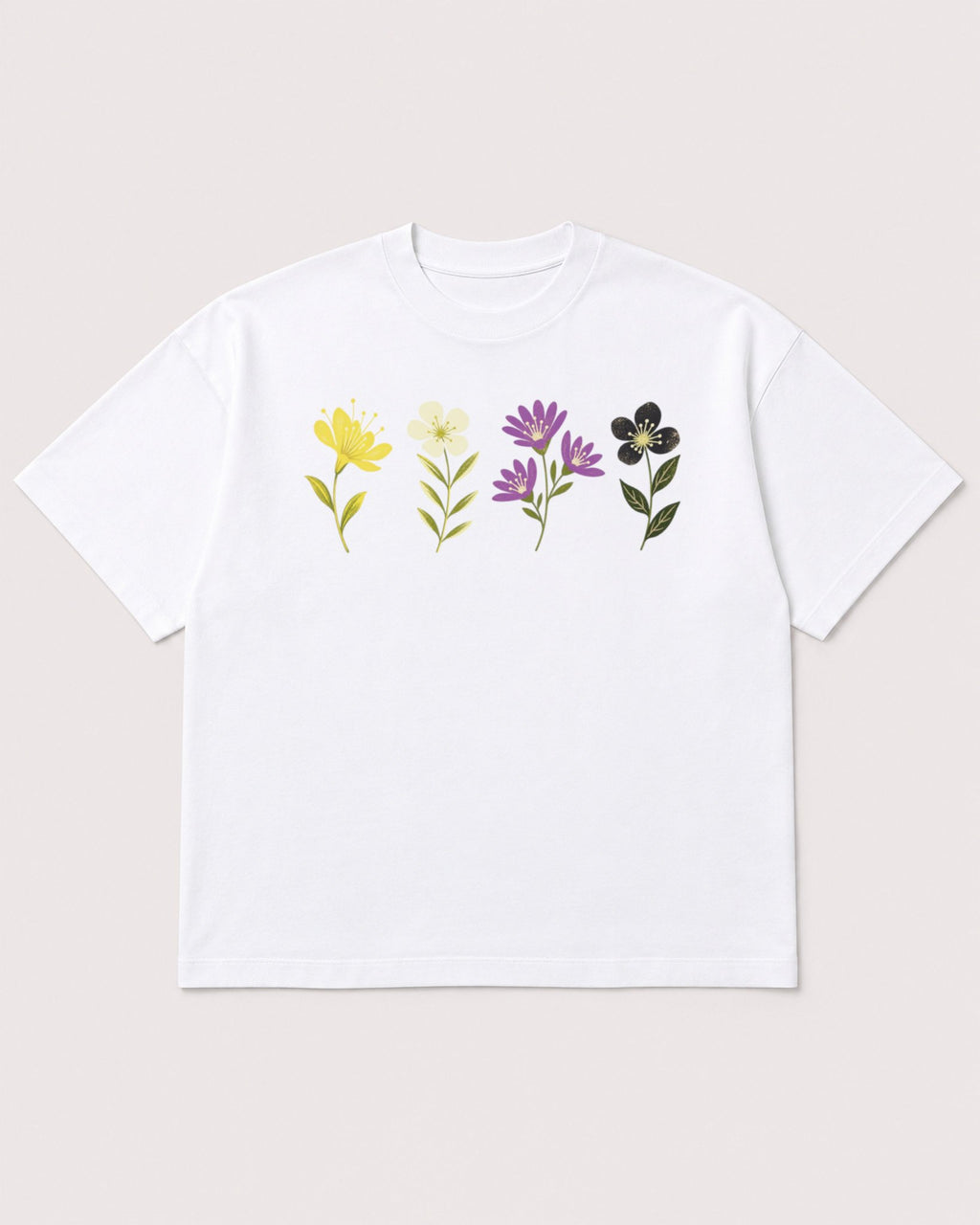 Mockup Boxy Heavyweight Tee White product