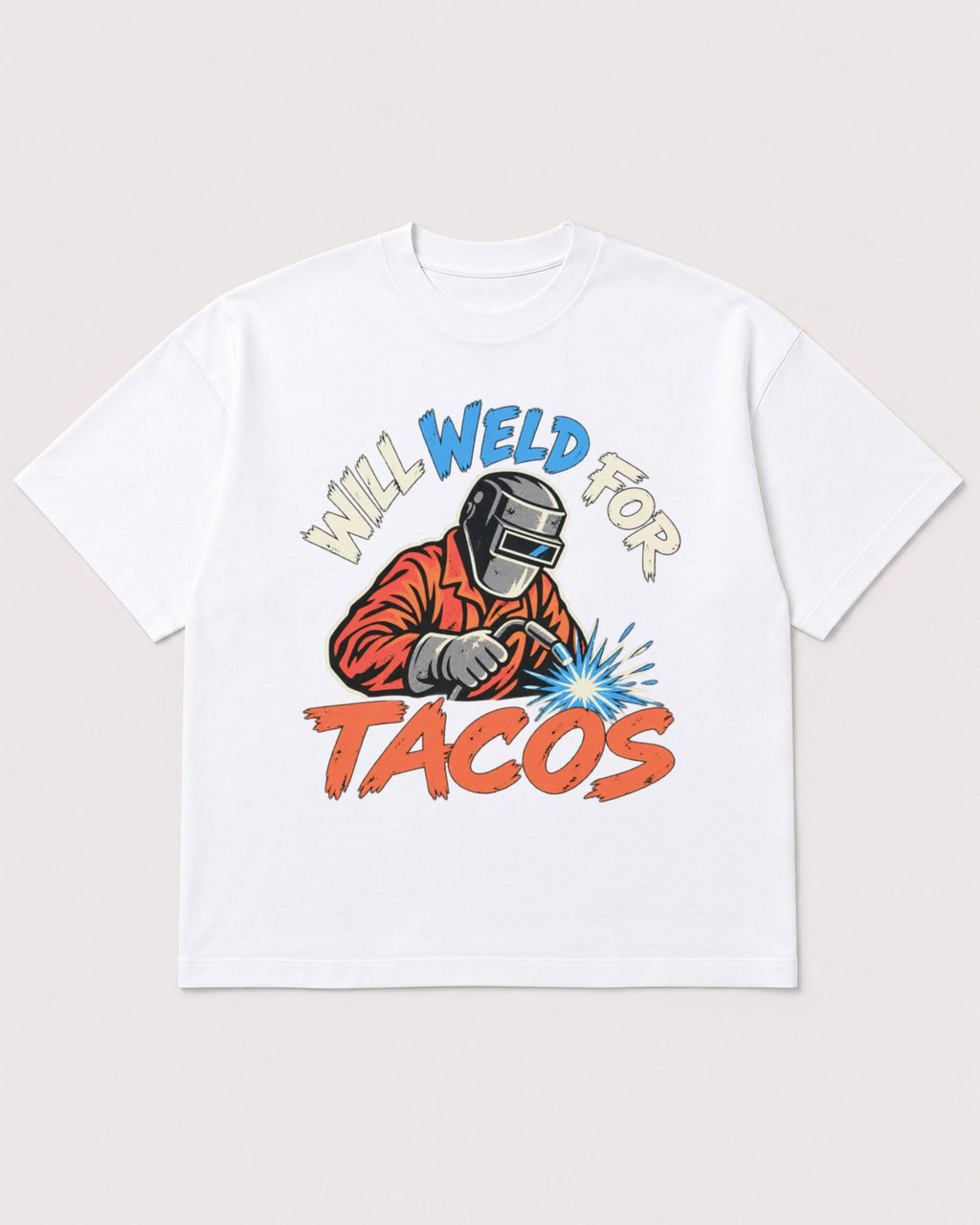 Mockup Boxy Heavyweight Tee White product