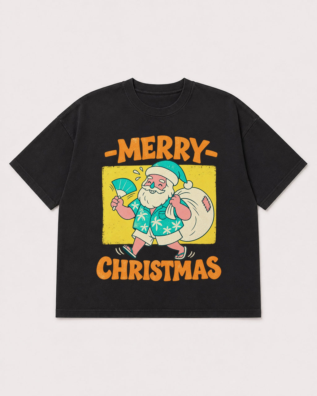 Mockup Boxy Heavyweight Tee Black product