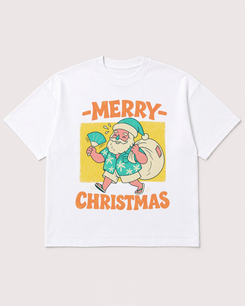 Mockup Boxy Heavyweight Tee White product