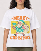 Mockup Boxy Heavyweight Tee White female close-up 07