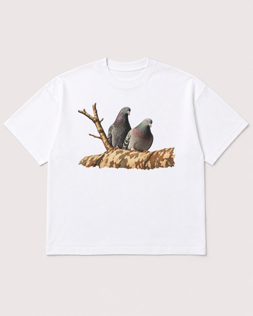 Mockup Boxy Heavyweight Tee White product