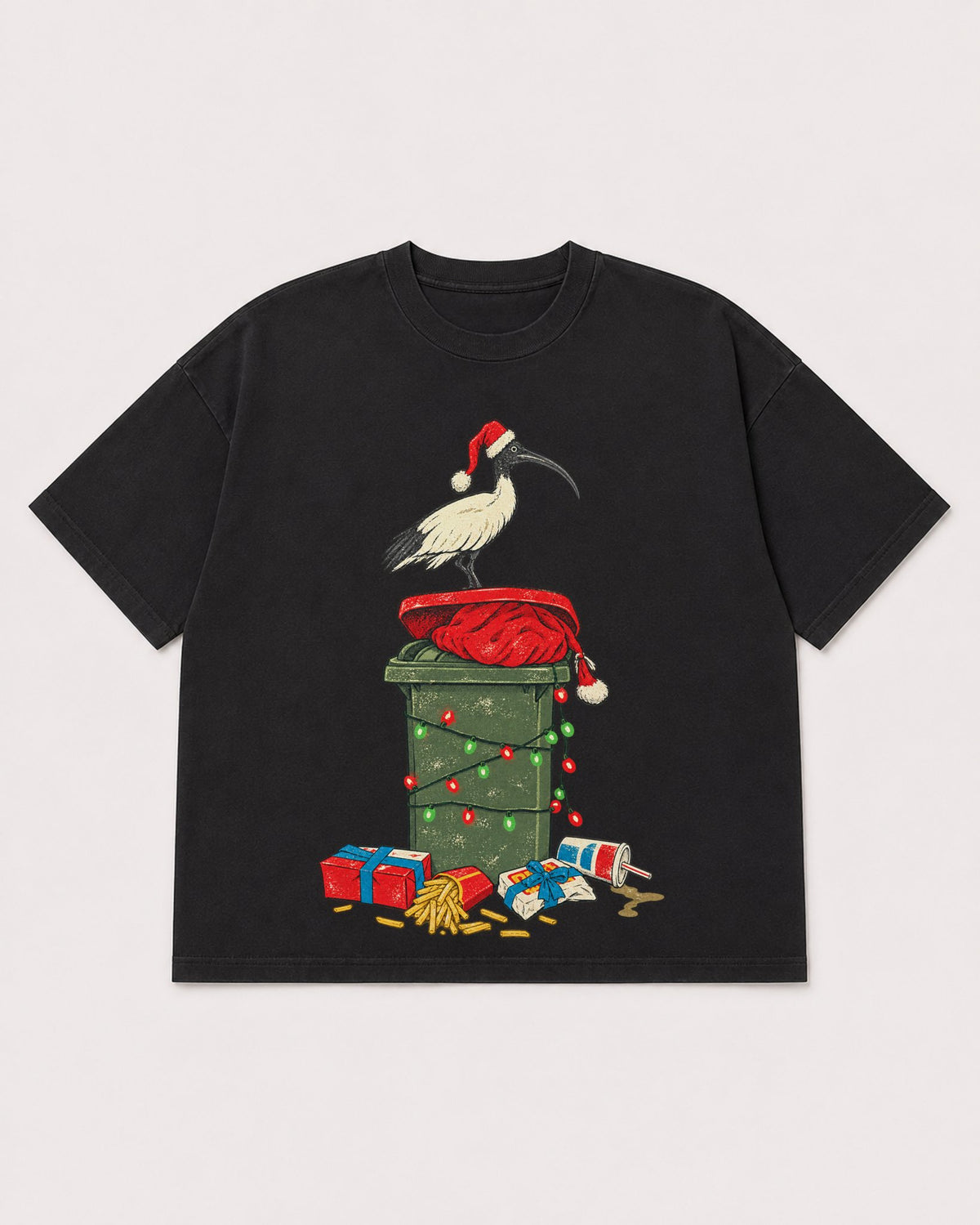 Mockup Boxy Heavyweight Tee Black product