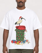 Mockup Boxy Heavyweight Tee White male close-up 14
