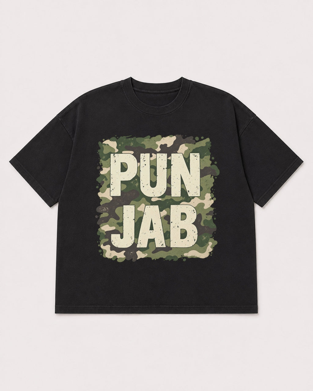 Mockup Boxy Heavyweight Tee Black product