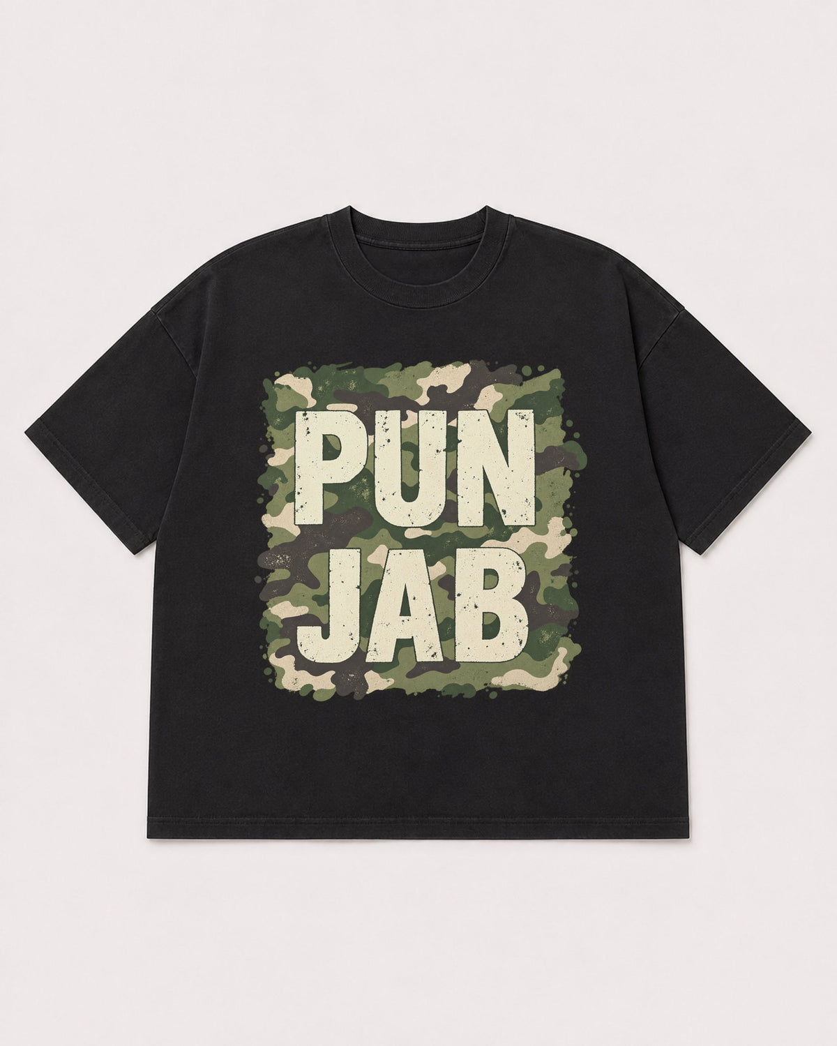 Mockup Boxy Heavyweight Tee Black product