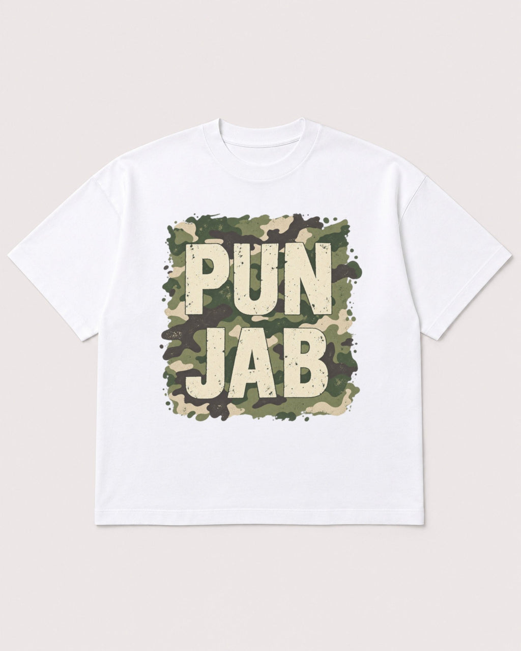 Mockup Boxy Heavyweight Tee White product