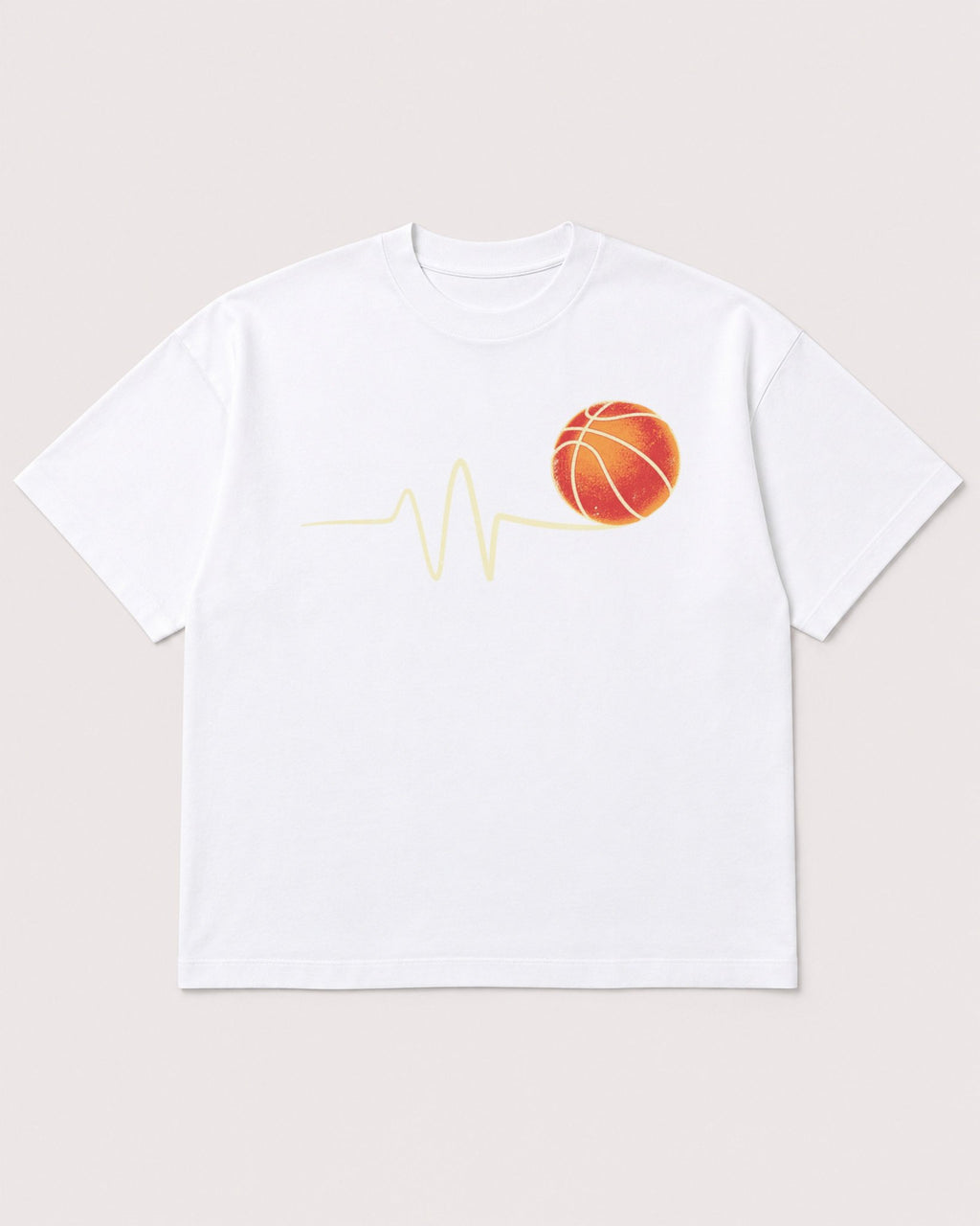 Mockup Boxy Heavyweight Tee White product