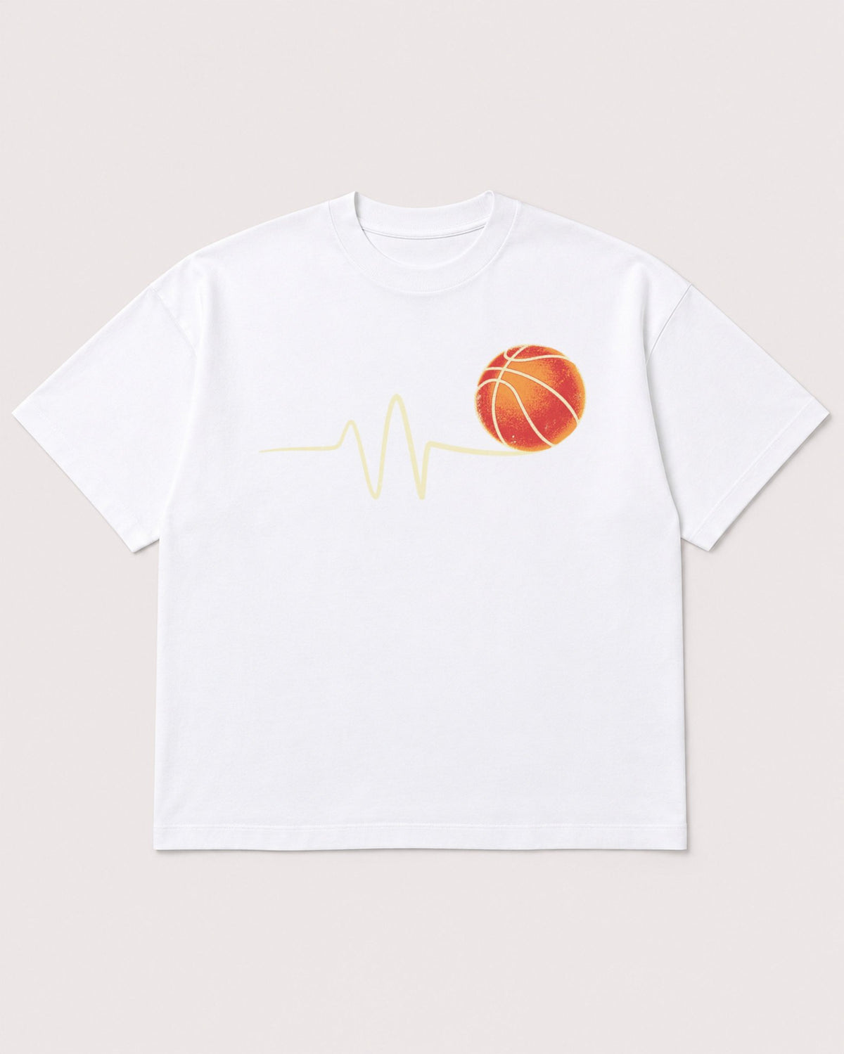 Mockup Boxy Heavyweight Tee White product