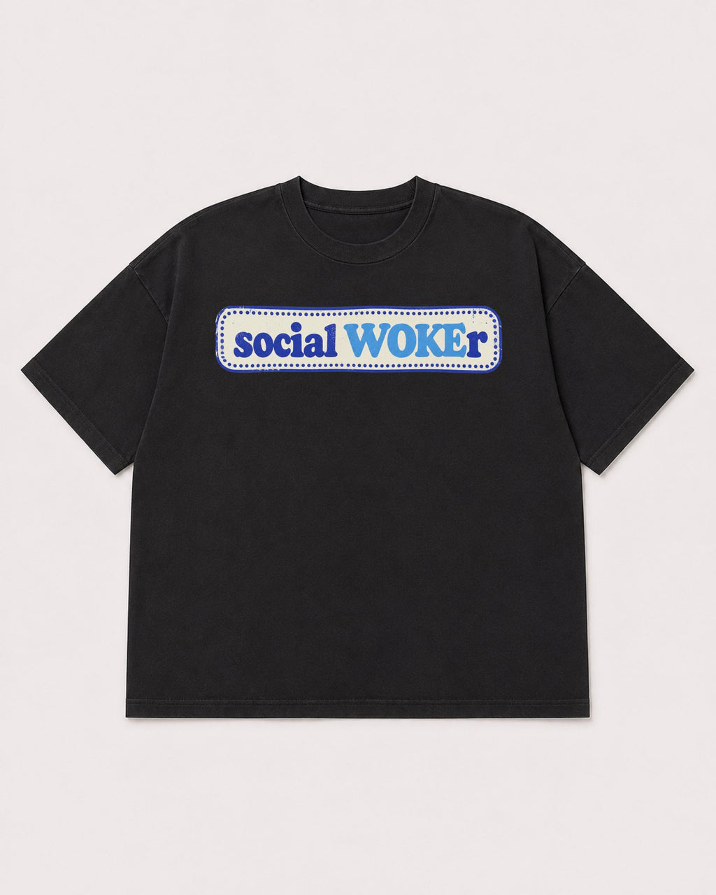 Mockup Boxy Heavyweight Tee Black product