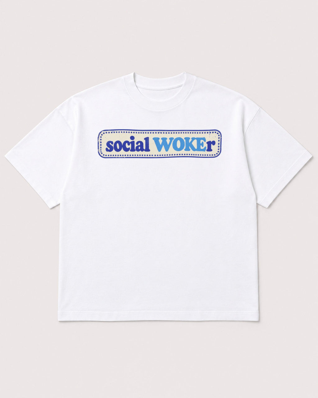 Mockup Boxy Heavyweight Tee White product