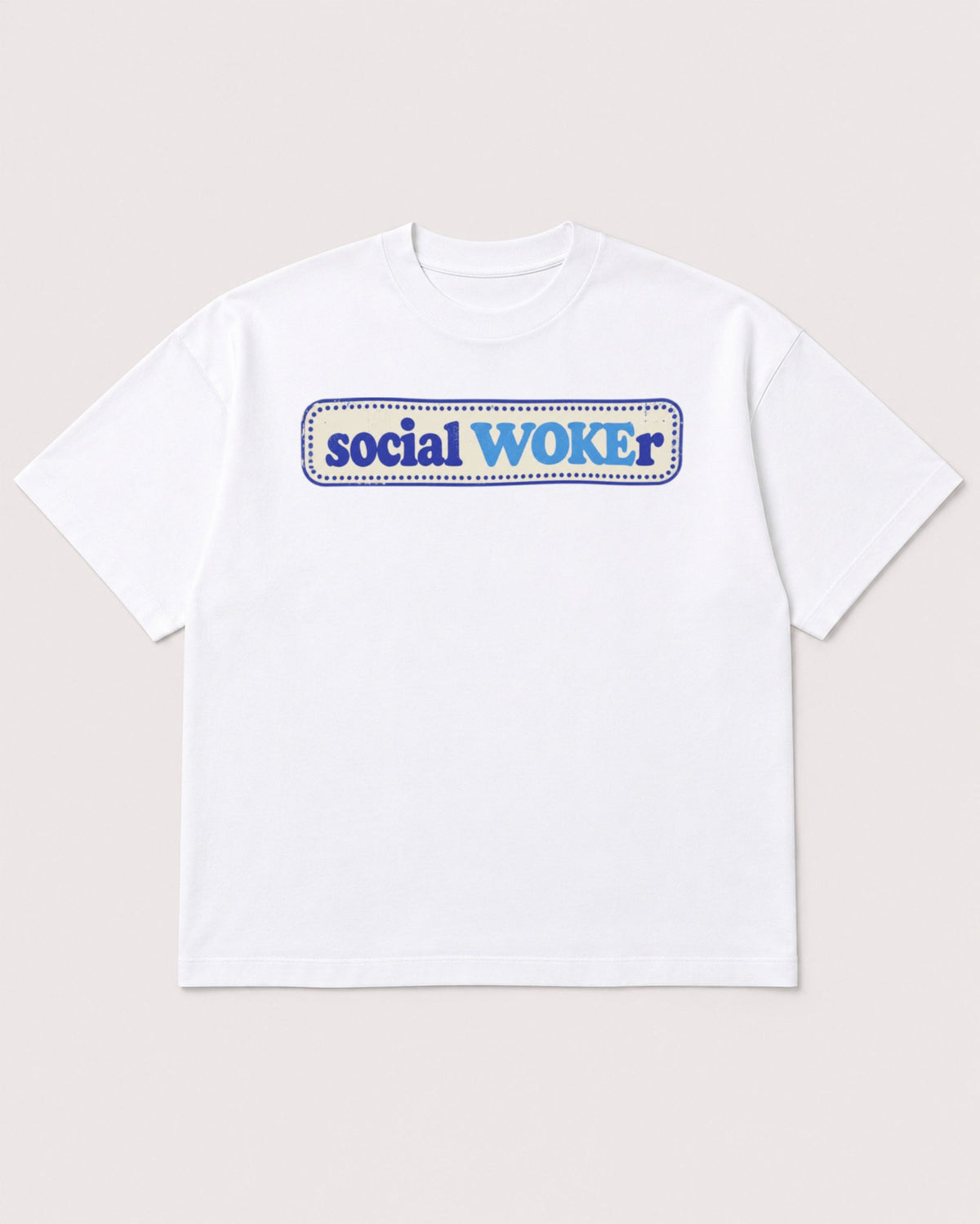 Mockup Boxy Heavyweight Tee White product