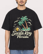 Mockup Boxy Heavyweight Tee Black male close-up 02