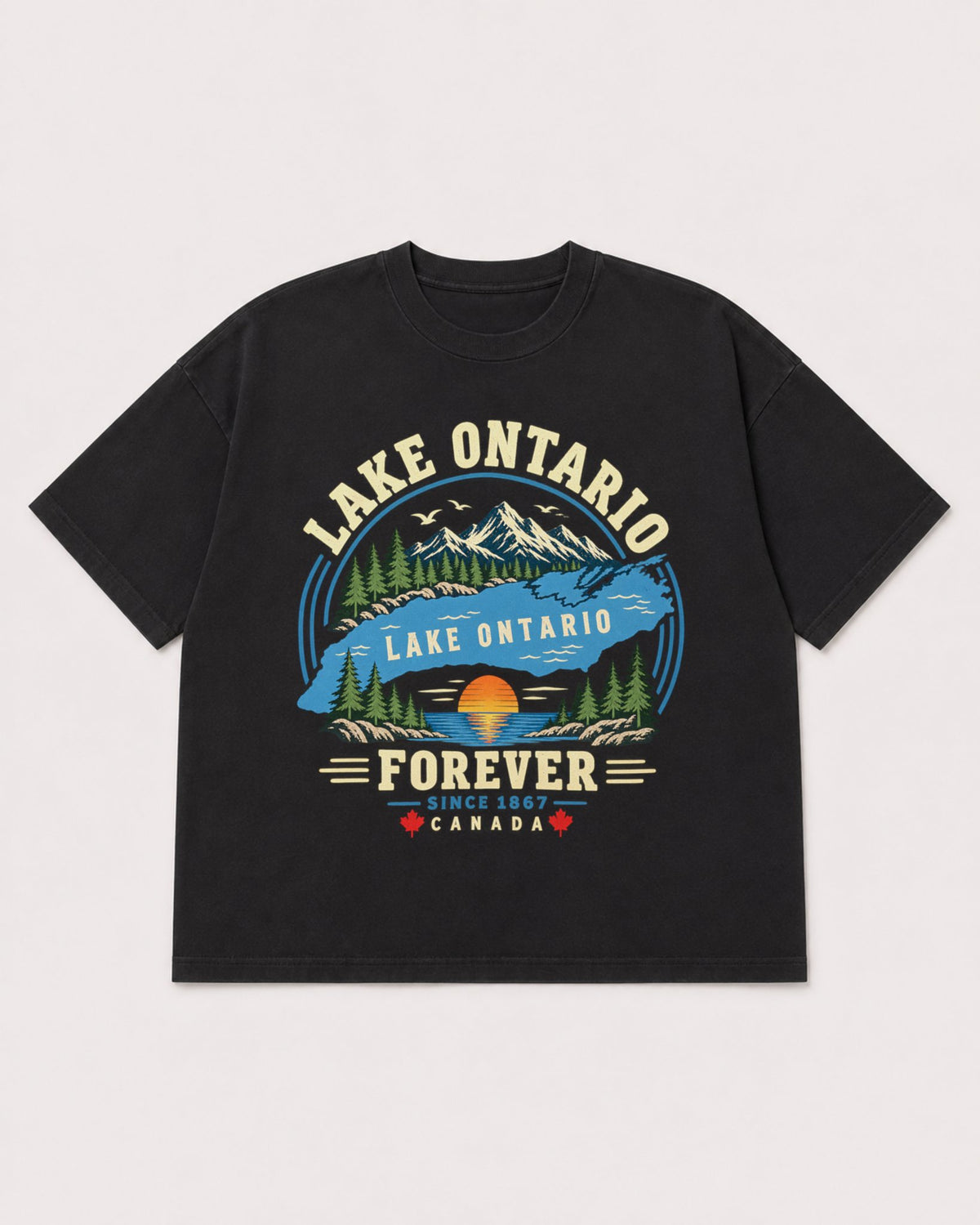 Mockup Boxy Heavyweight Tee Black product