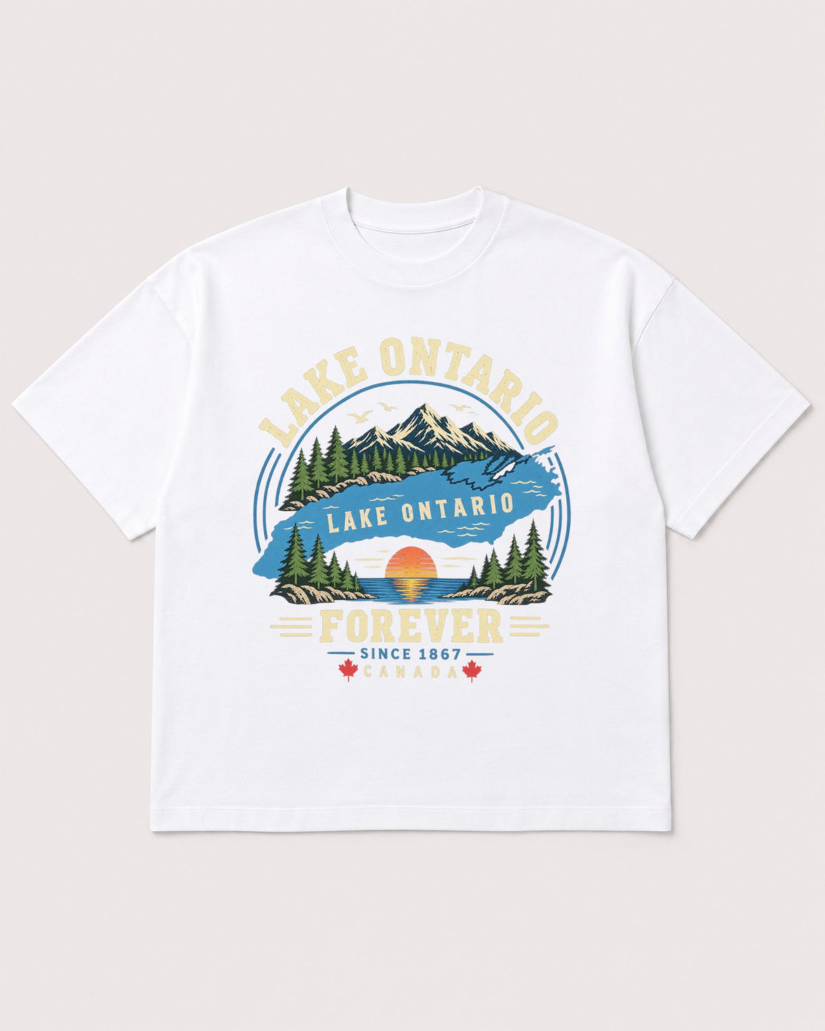 Mockup Boxy Heavyweight Tee White product