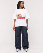 Mockup Boxy Heavyweight Tee White female full-body 04