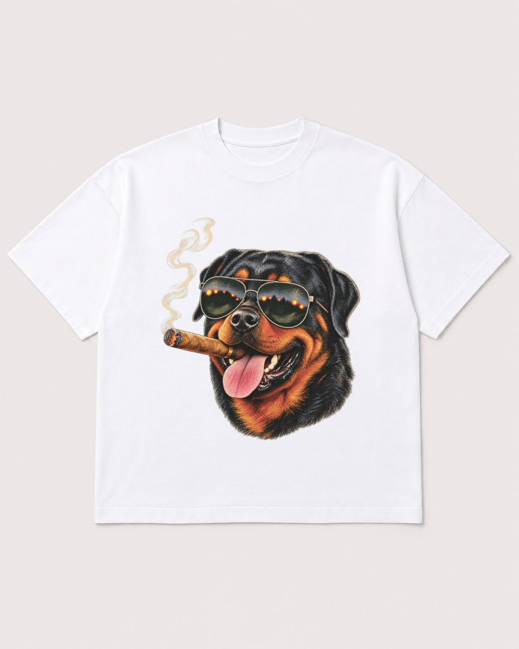 Mockup Boxy Heavyweight Tee White product
