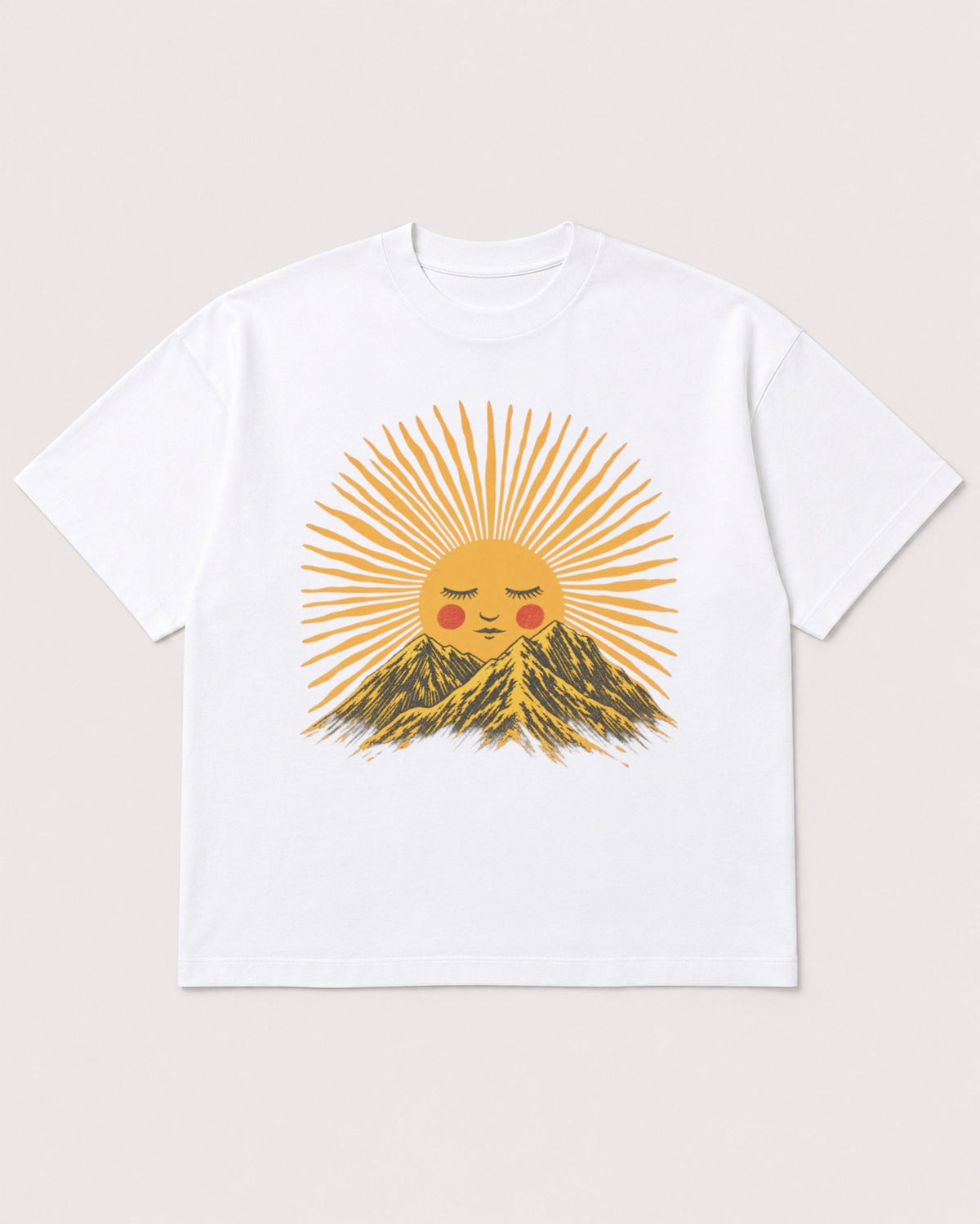 Mockup Boxy Heavyweight Tee White product