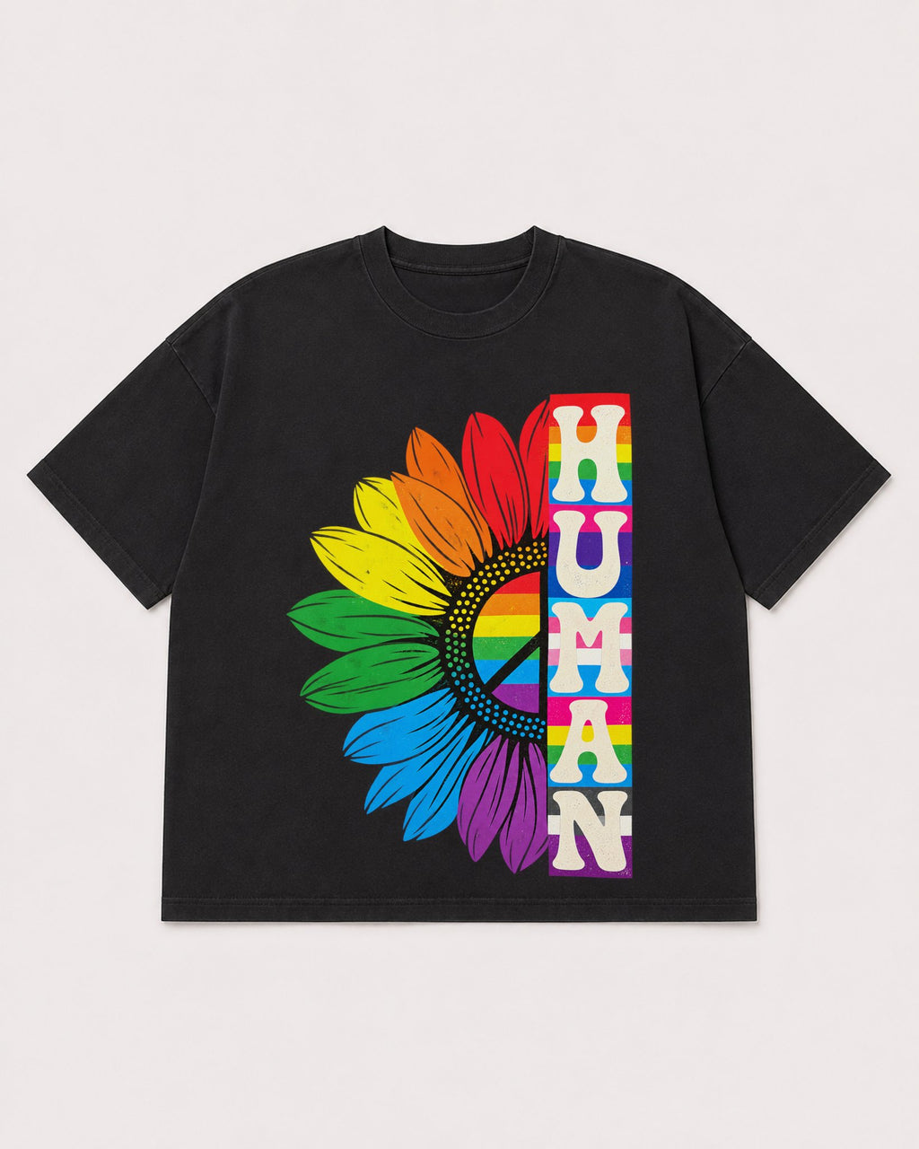 Mockup Boxy Heavyweight Tee Black product