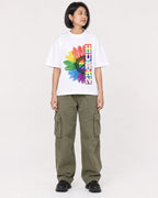 Mockup Boxy Heavyweight Tee White female full-body 32