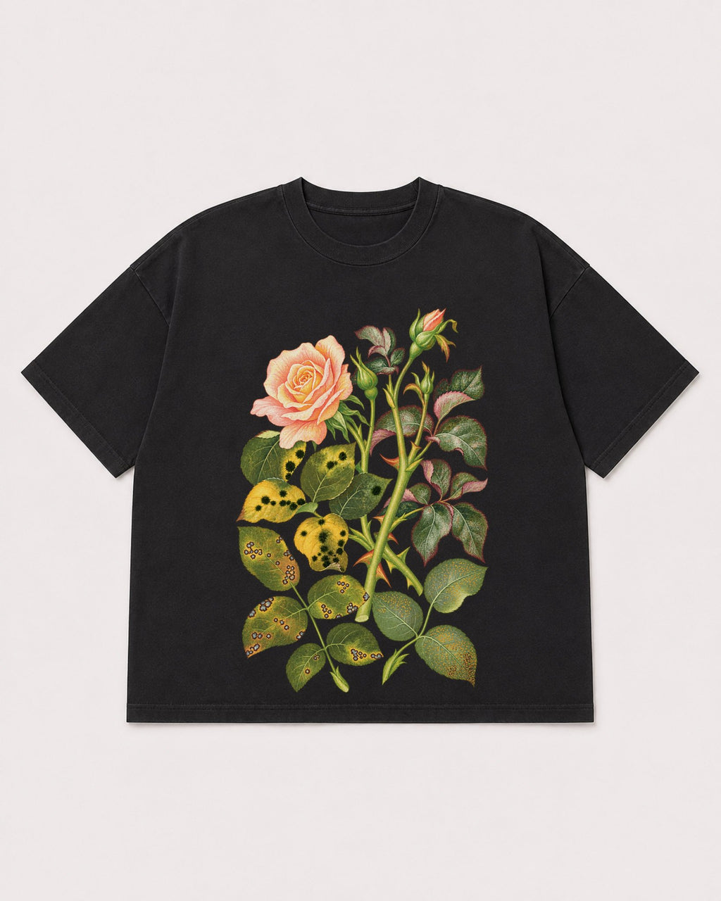 Mockup Boxy Heavyweight Tee Black product