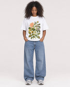 Mockup Boxy Heavyweight Tee White female full-body 05