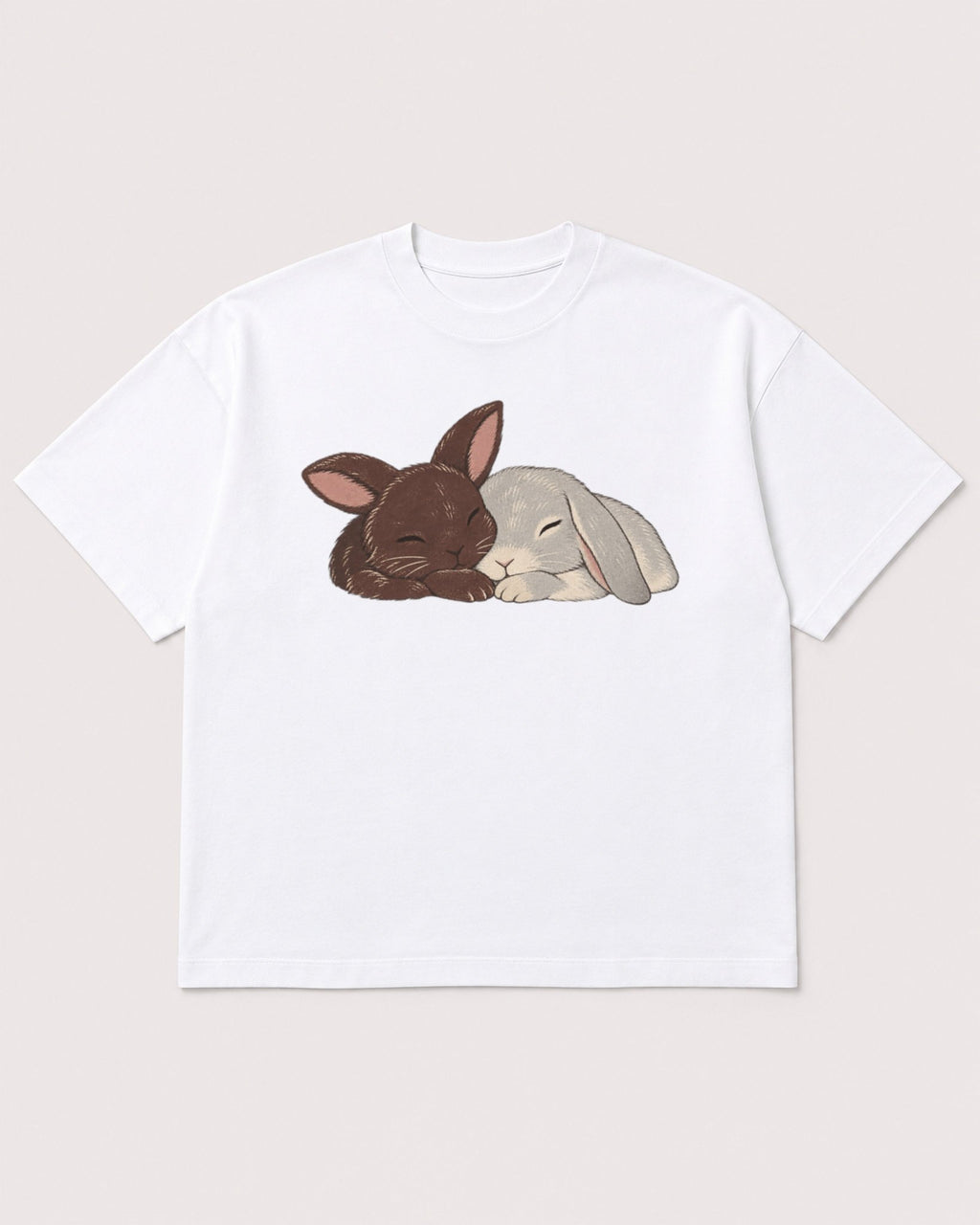 Mockup Boxy Heavyweight Tee White product