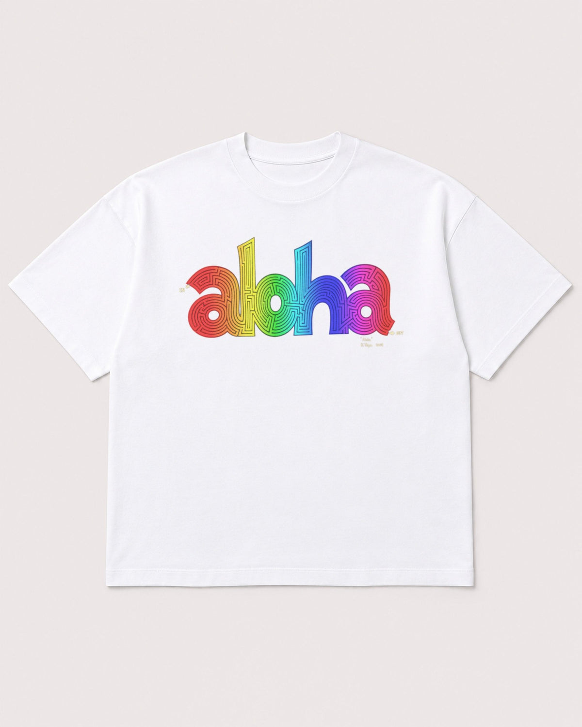 Mockup Boxy Heavyweight Tee White product
