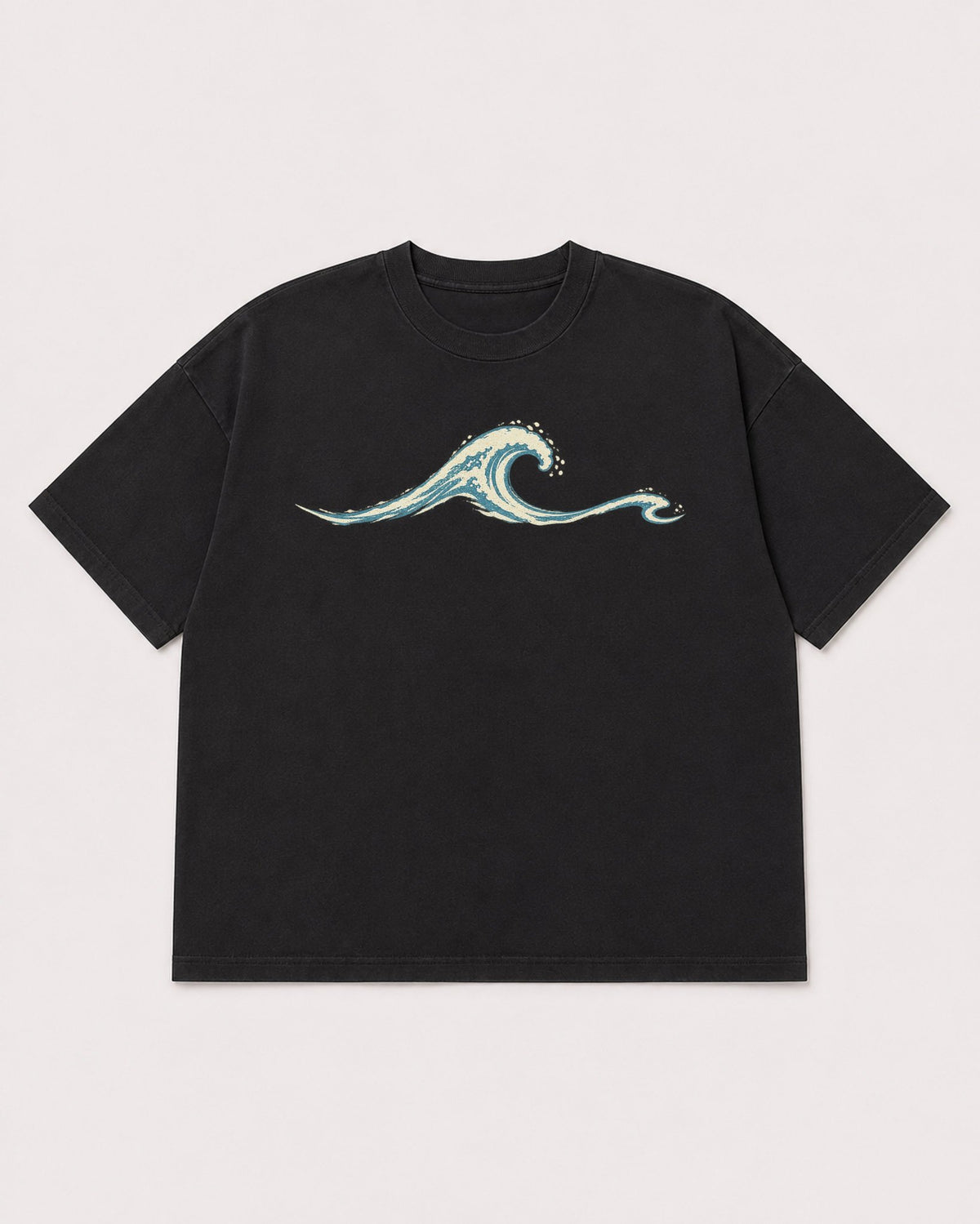 Mockup Boxy Heavyweight Tee Black product