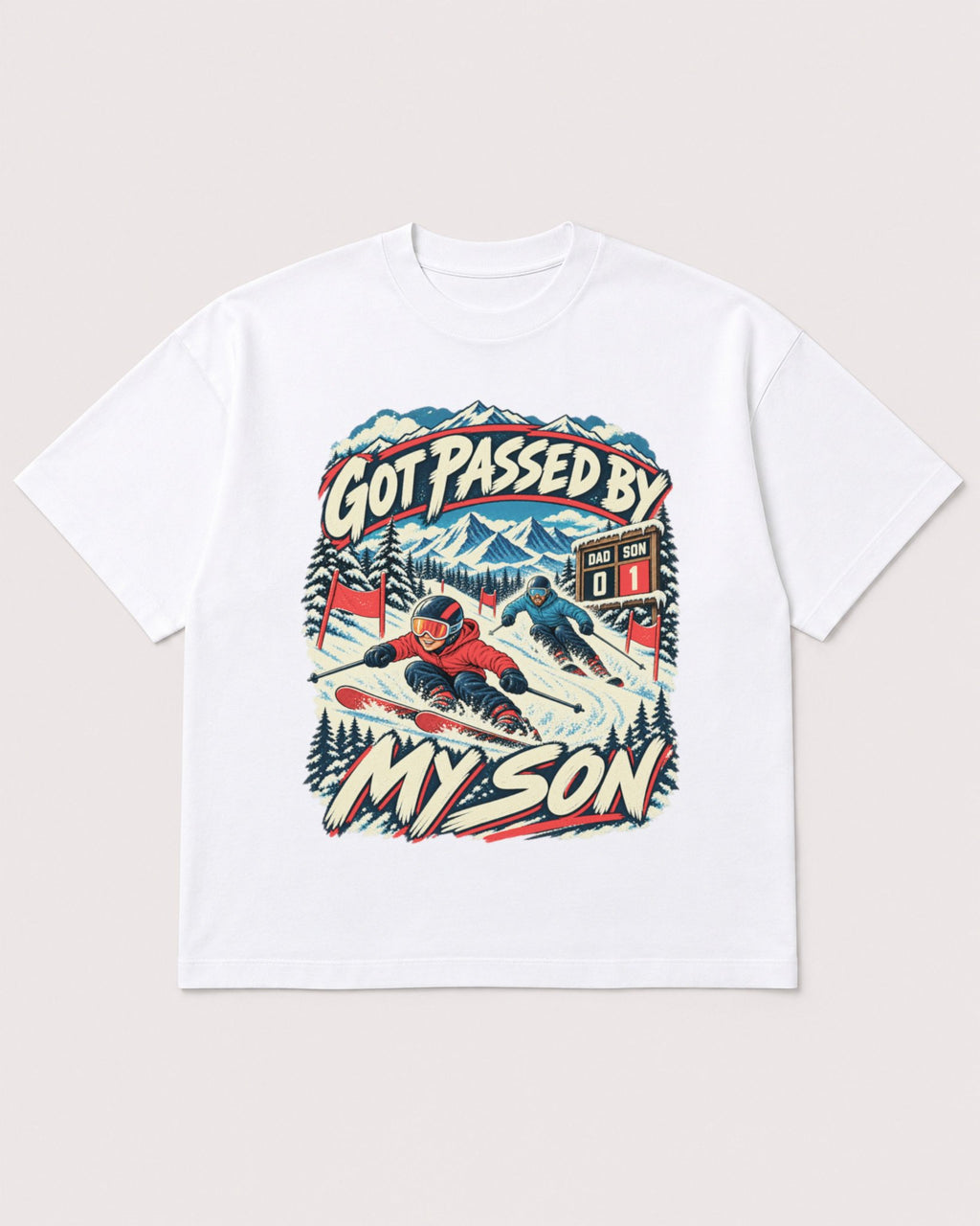 Mockup Boxy Heavyweight Tee White product