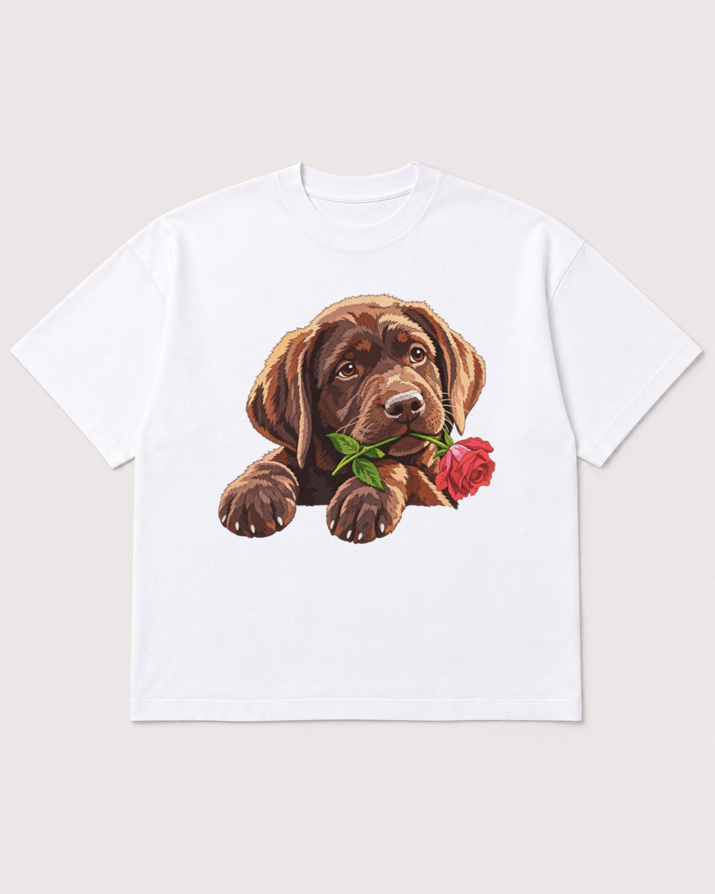 Mockup Boxy Heavyweight Tee White product