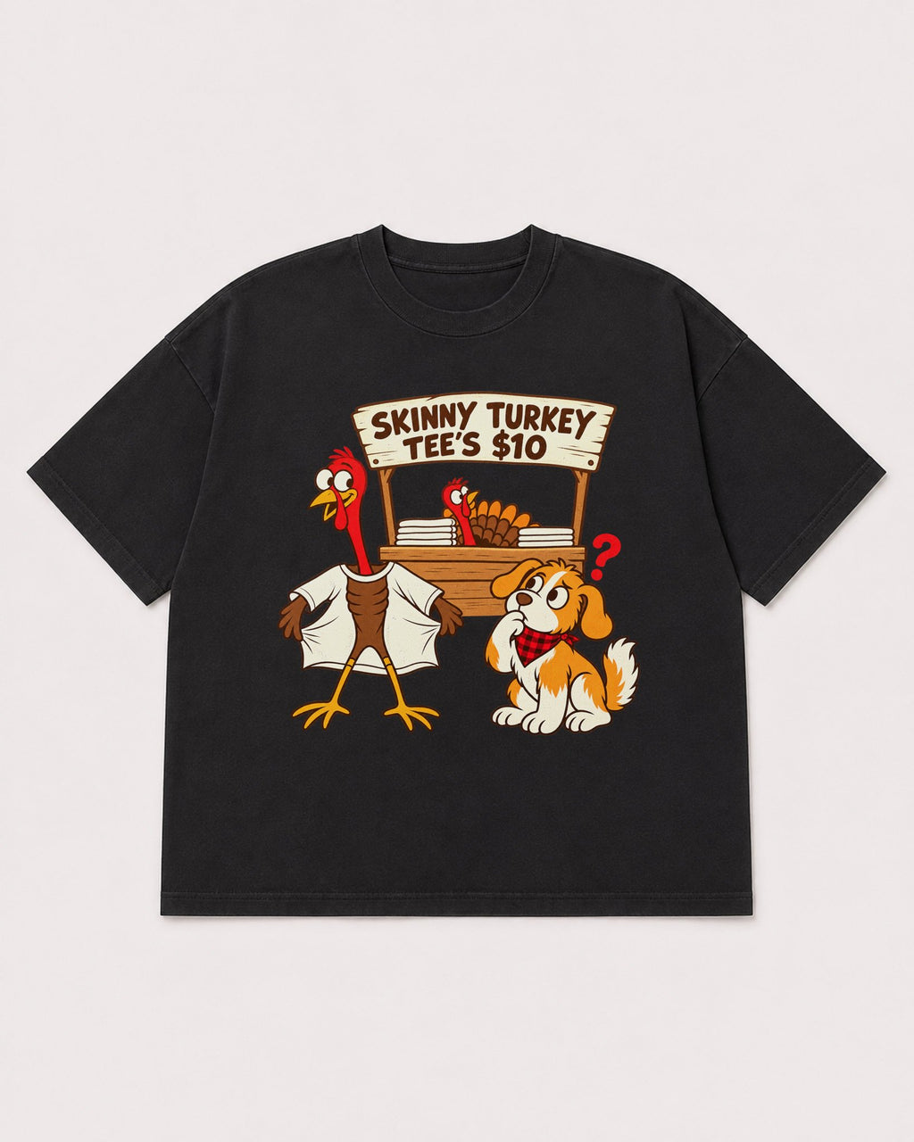 Mockup Boxy Heavyweight Tee Black product