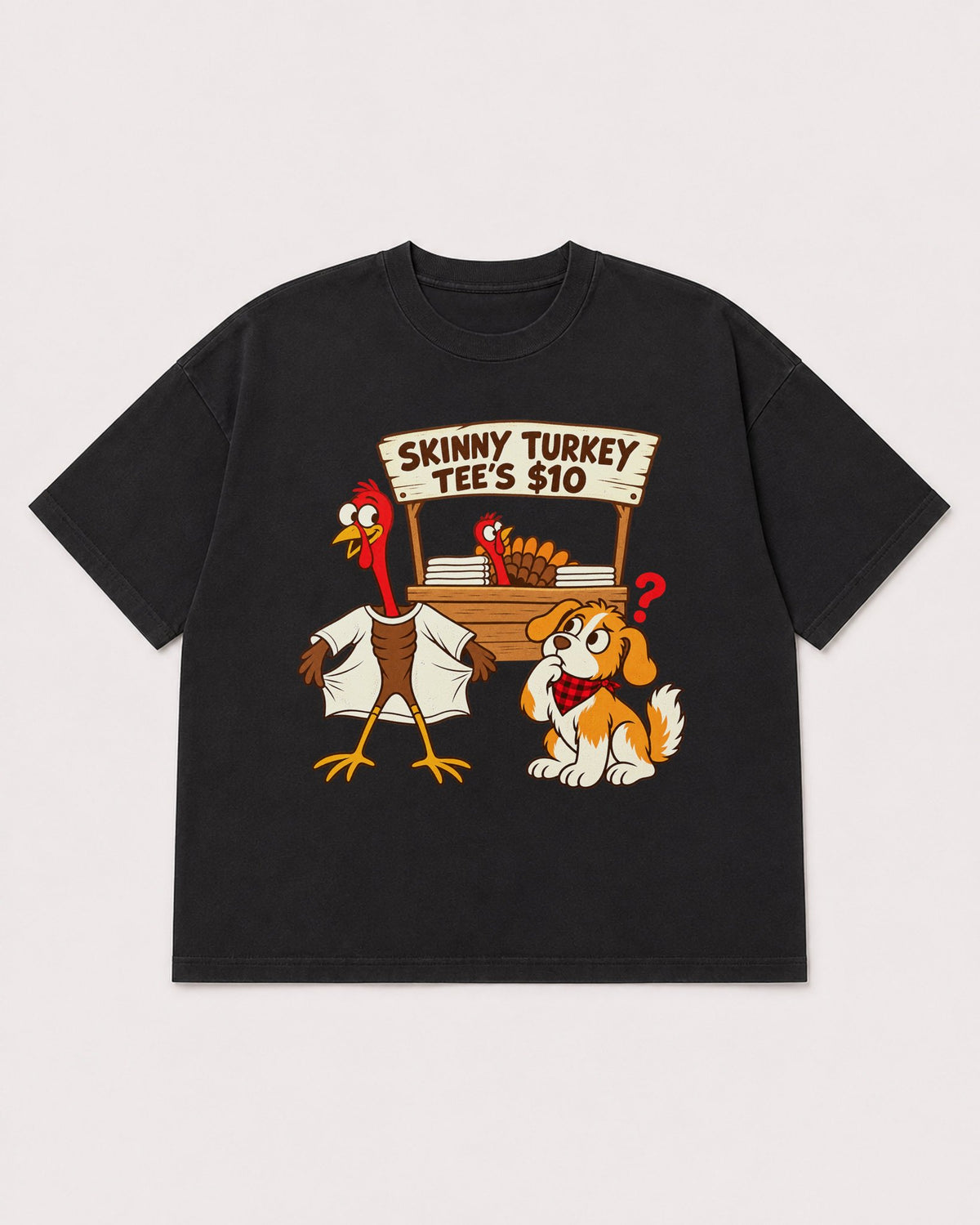 Mockup Boxy Heavyweight Tee Black product