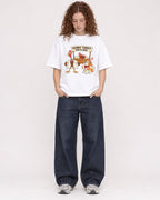 Mockup Boxy Heavyweight Tee White female full-body 09