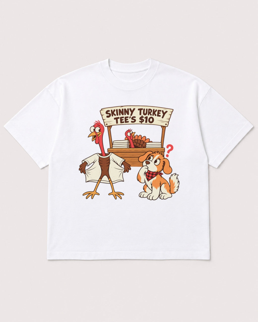 Mockup Boxy Heavyweight Tee White product