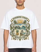 Mockup Boxy Heavyweight Tee White male close-up 10